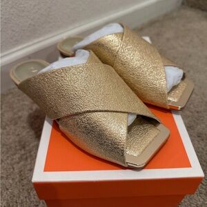 Gold Women's Slide Sandals size5.5